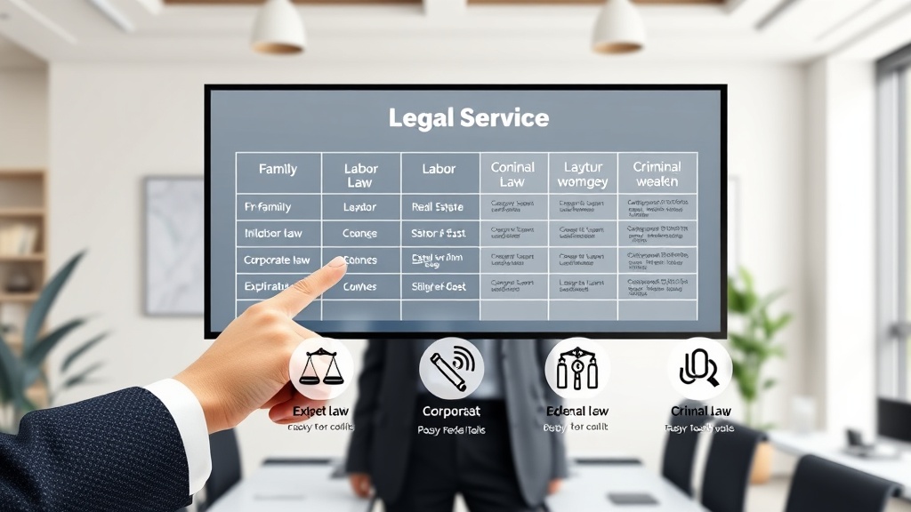 סוגי שירותים משפטיים שכדאי להכיר