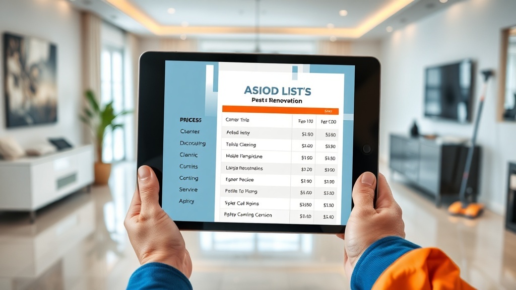 כמה עולה ניקיון אחרי שיפוץ באשדוד